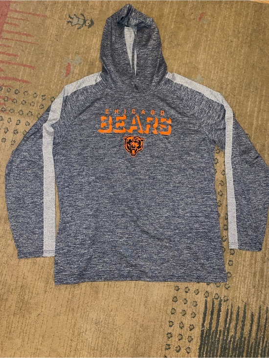 Fanatics Other - Fanatics Navy and Orange Chicago Bears Hooded Pullover